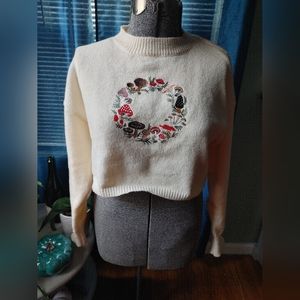 Cider crop sweater